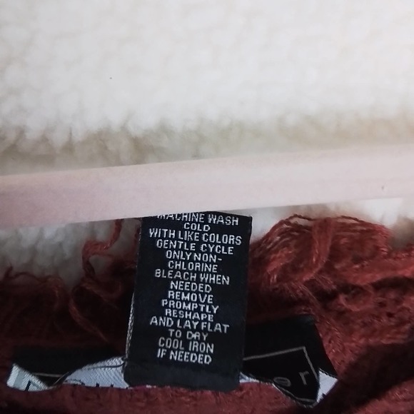 Polly & Esther Oversized Cropped Color Block Sweater Size XLarge - Picture 11 of 11